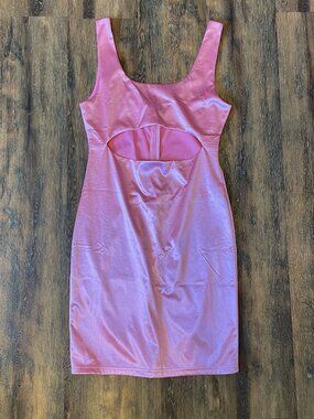 Pink Cutout Bodycon Dress